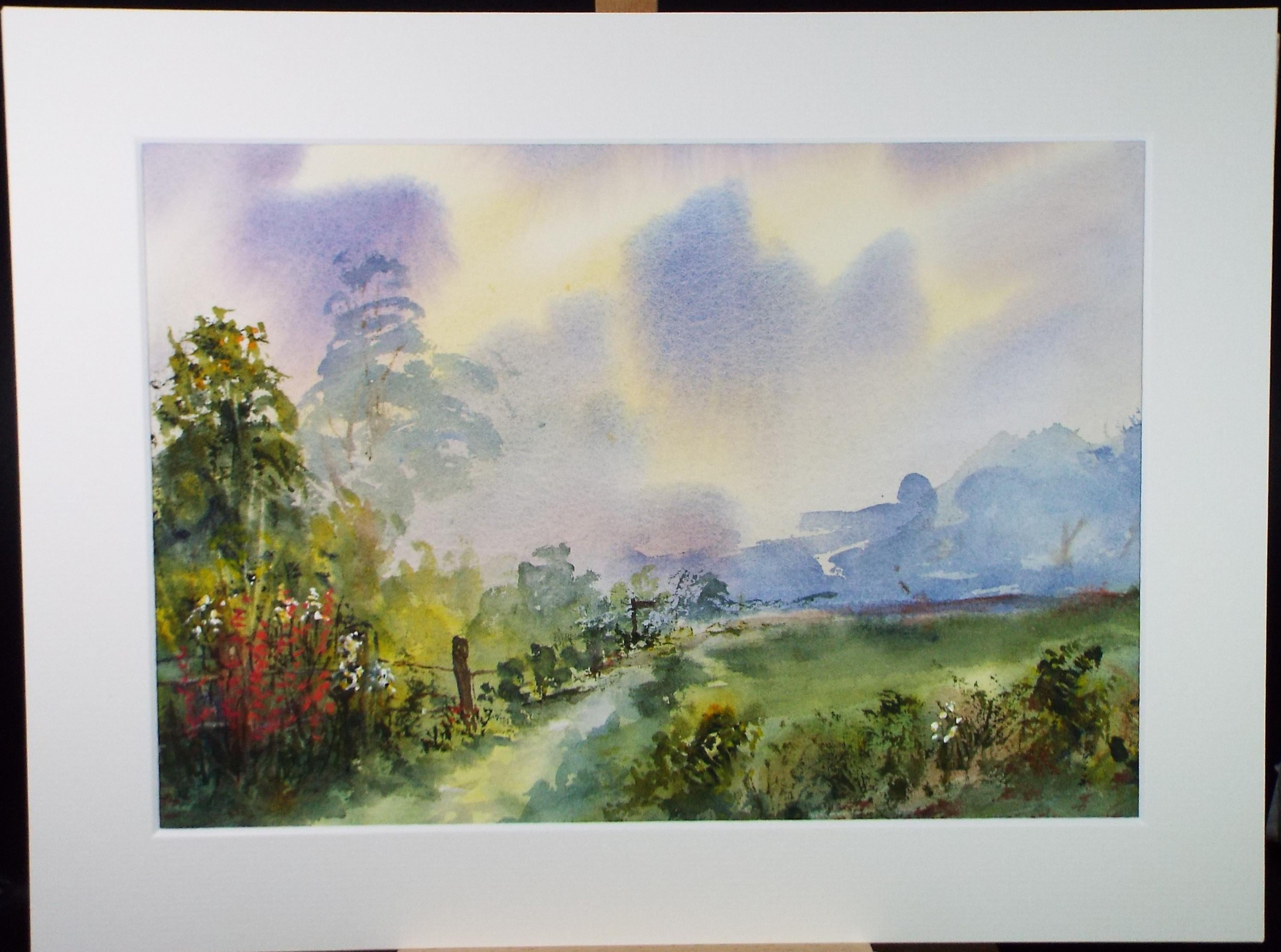 Original Watercolour, 'Summer', Peter Grimer, Dated 2005