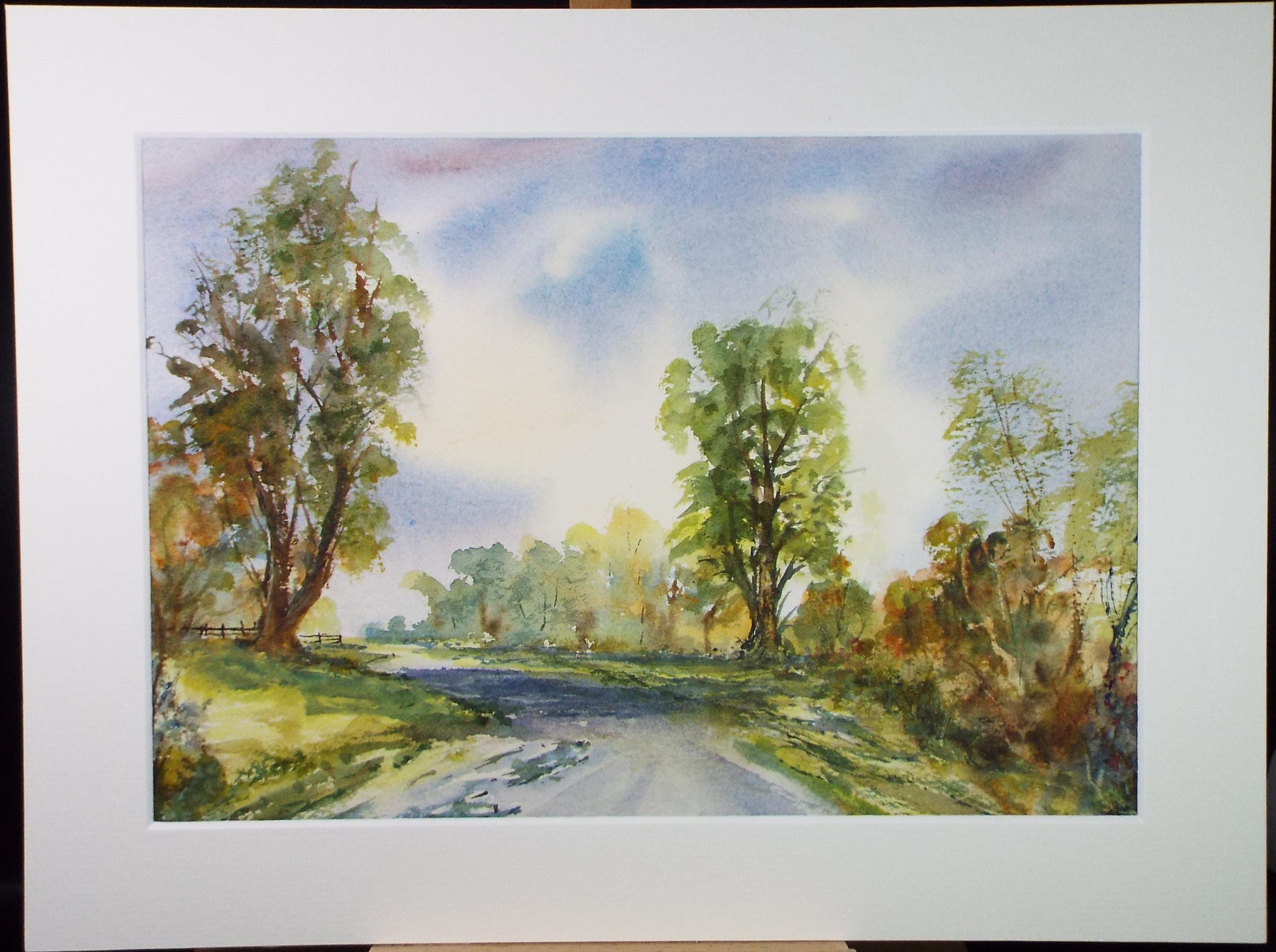 Original Watercolour, 'Spring', Peter Grimer, Dated 2005