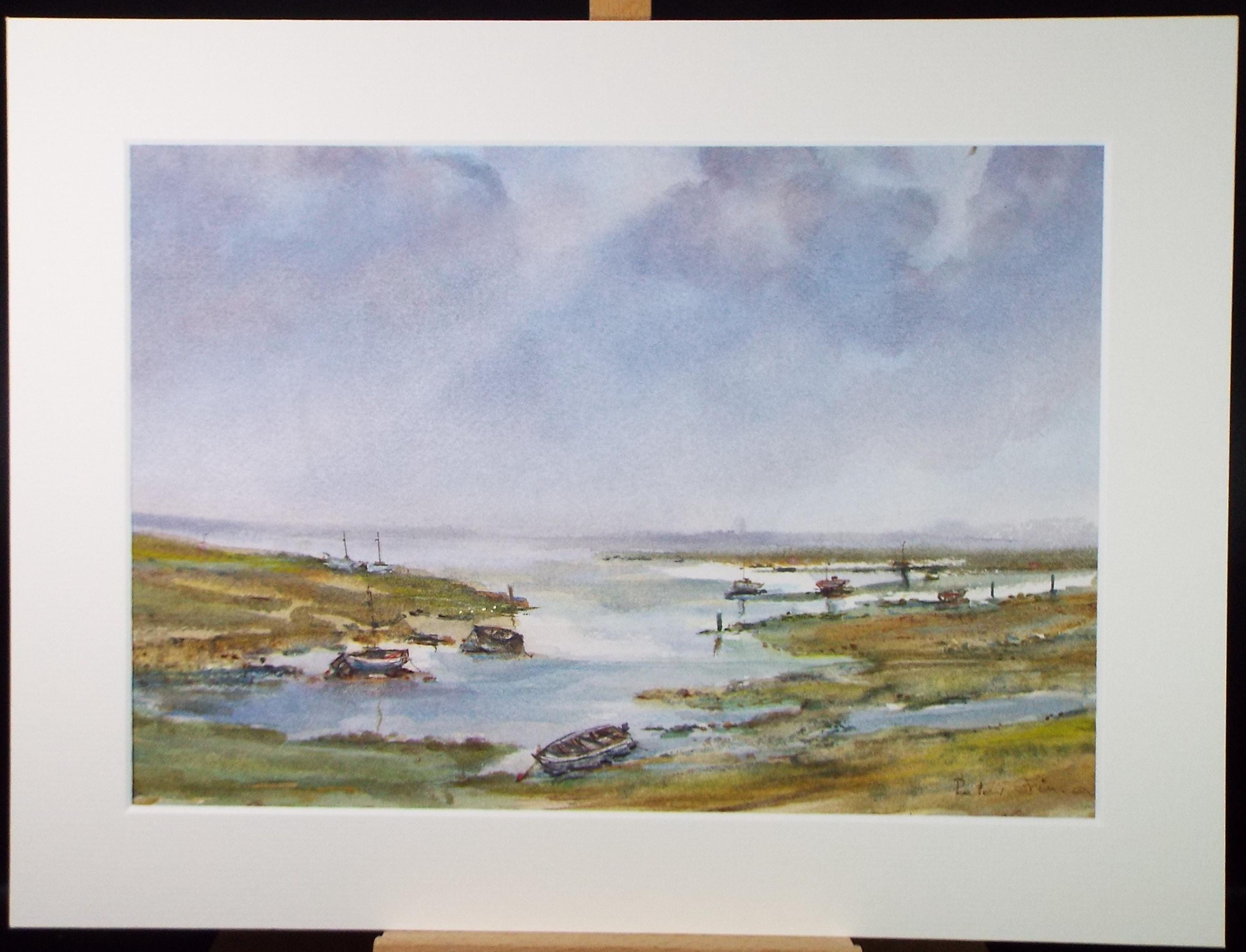 Original Watercolour, 'North Norfolk', Peter Grimer, Dated 2006