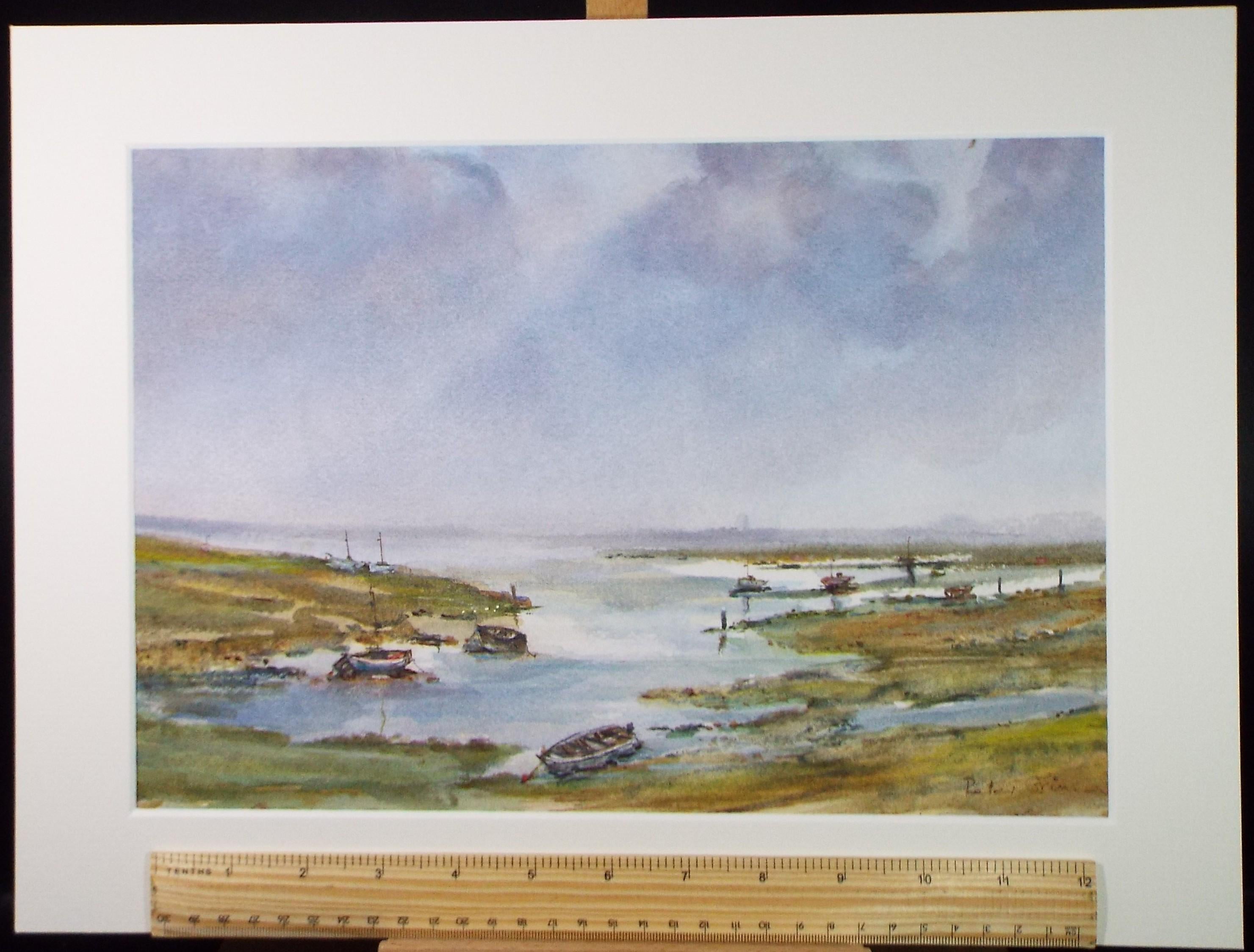 Original Watercolour, 'North Norfolk', Peter Grimer, Dated 2006
