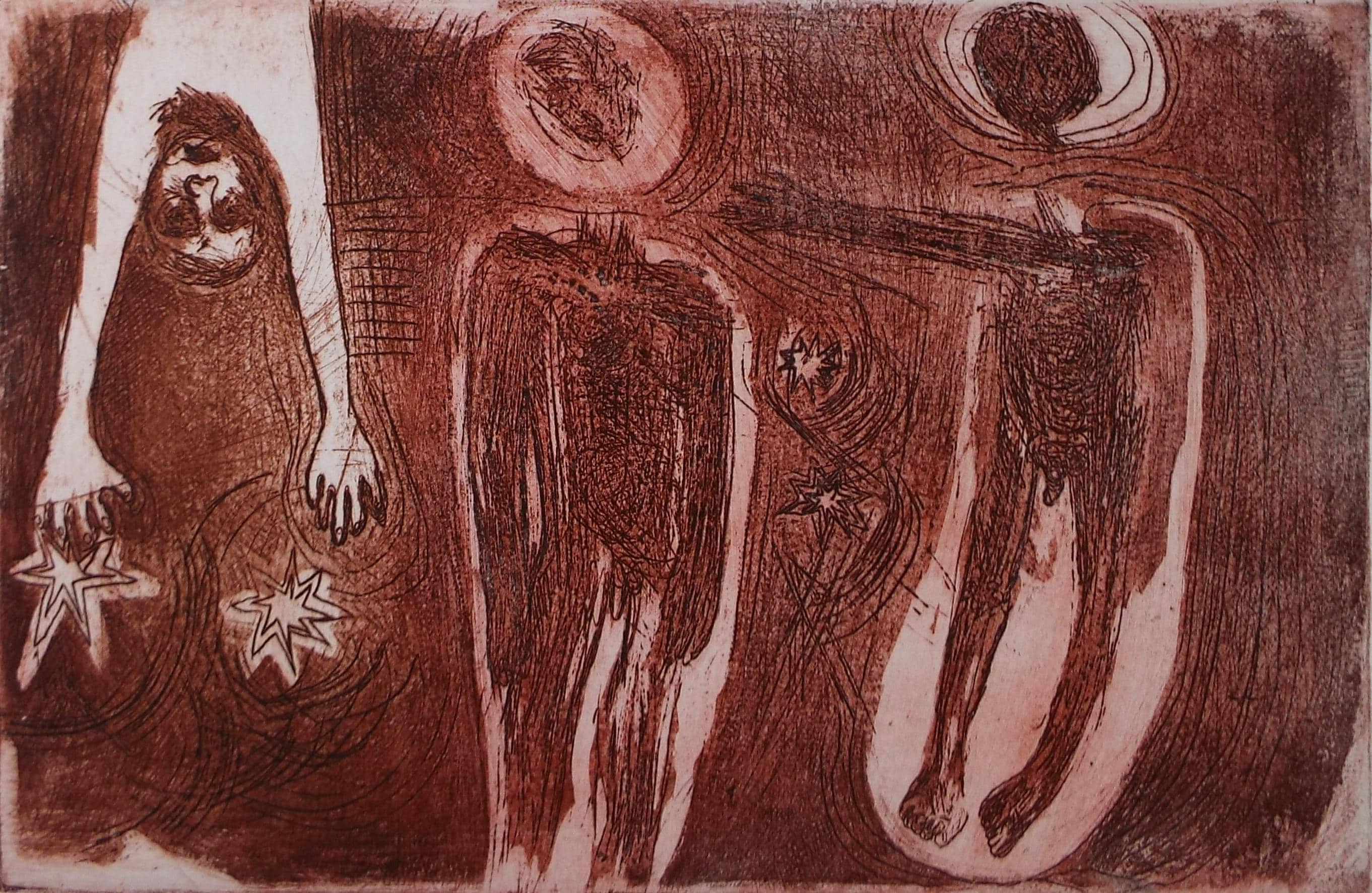 Limited Edition Etching 'Resurrection', Diz Harford, signed and numbered