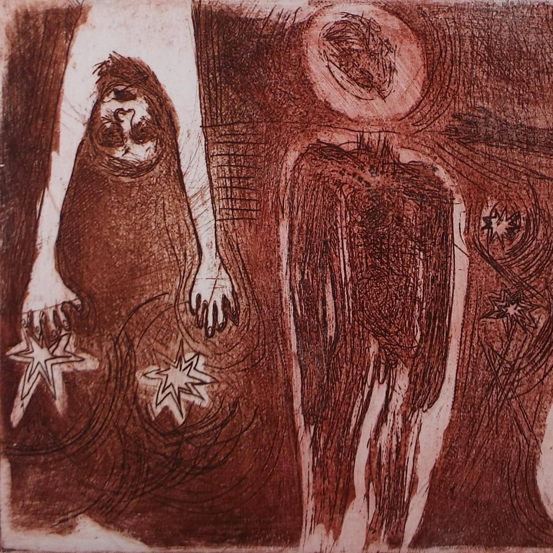 Limited Edition Etching 'Resurrection', Diz Harford, signed and numbered