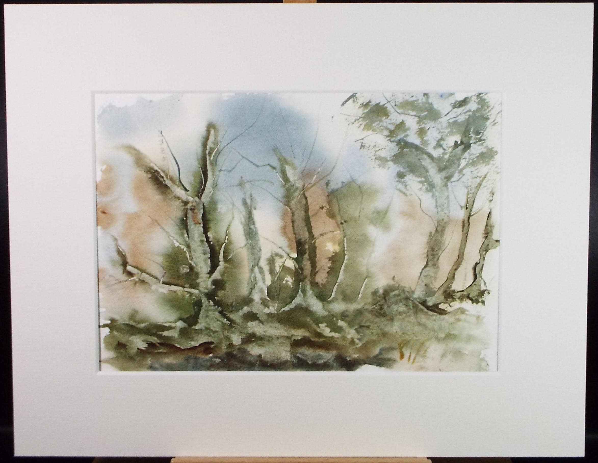Original Watercolour, 'Woodland Study', Peter Grimer, Dated 1992