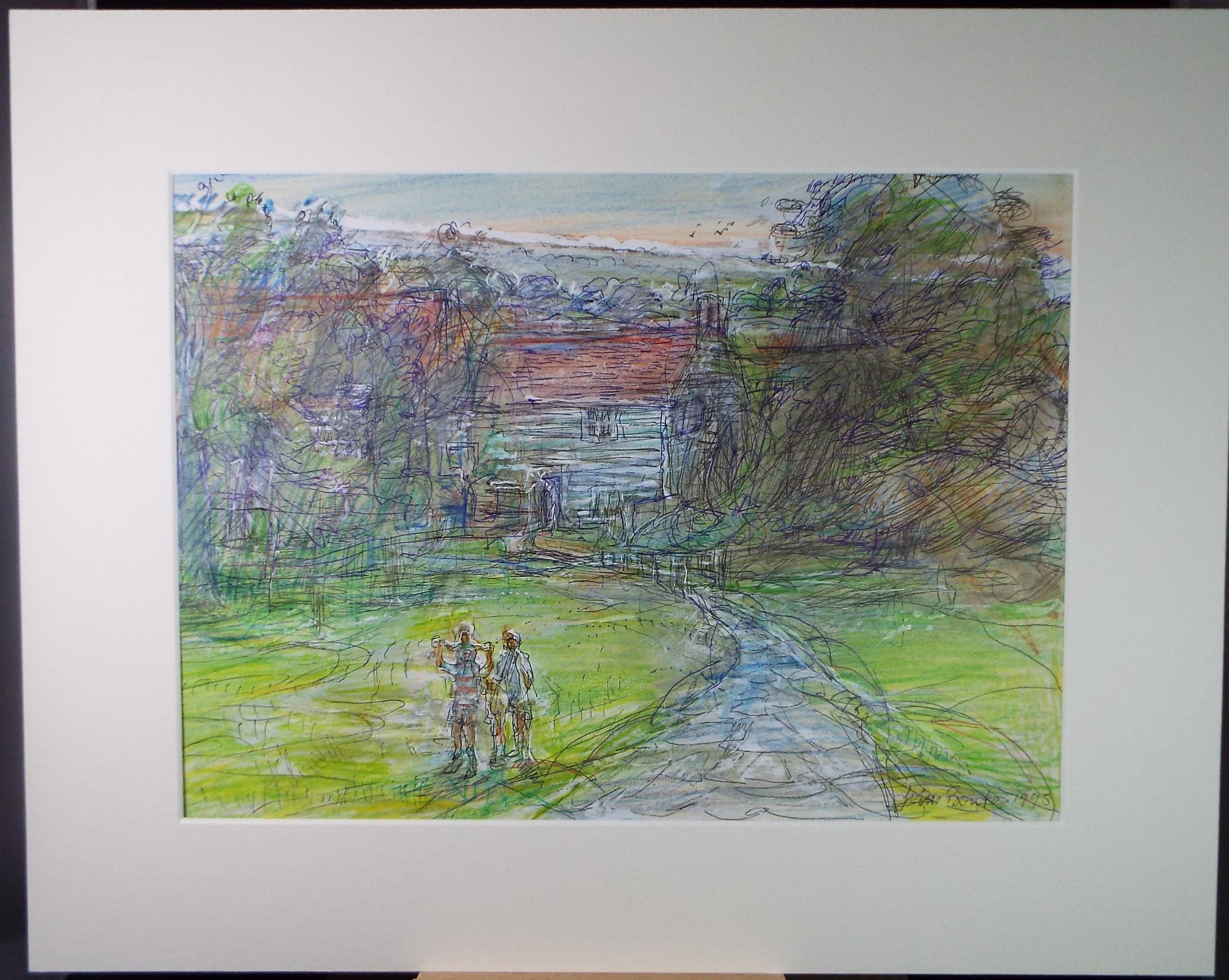 Original Mixed Media, 'Bateman's (Kipling) Sussex', John Gilbey Bowles (1929-2011), Dated 1995
