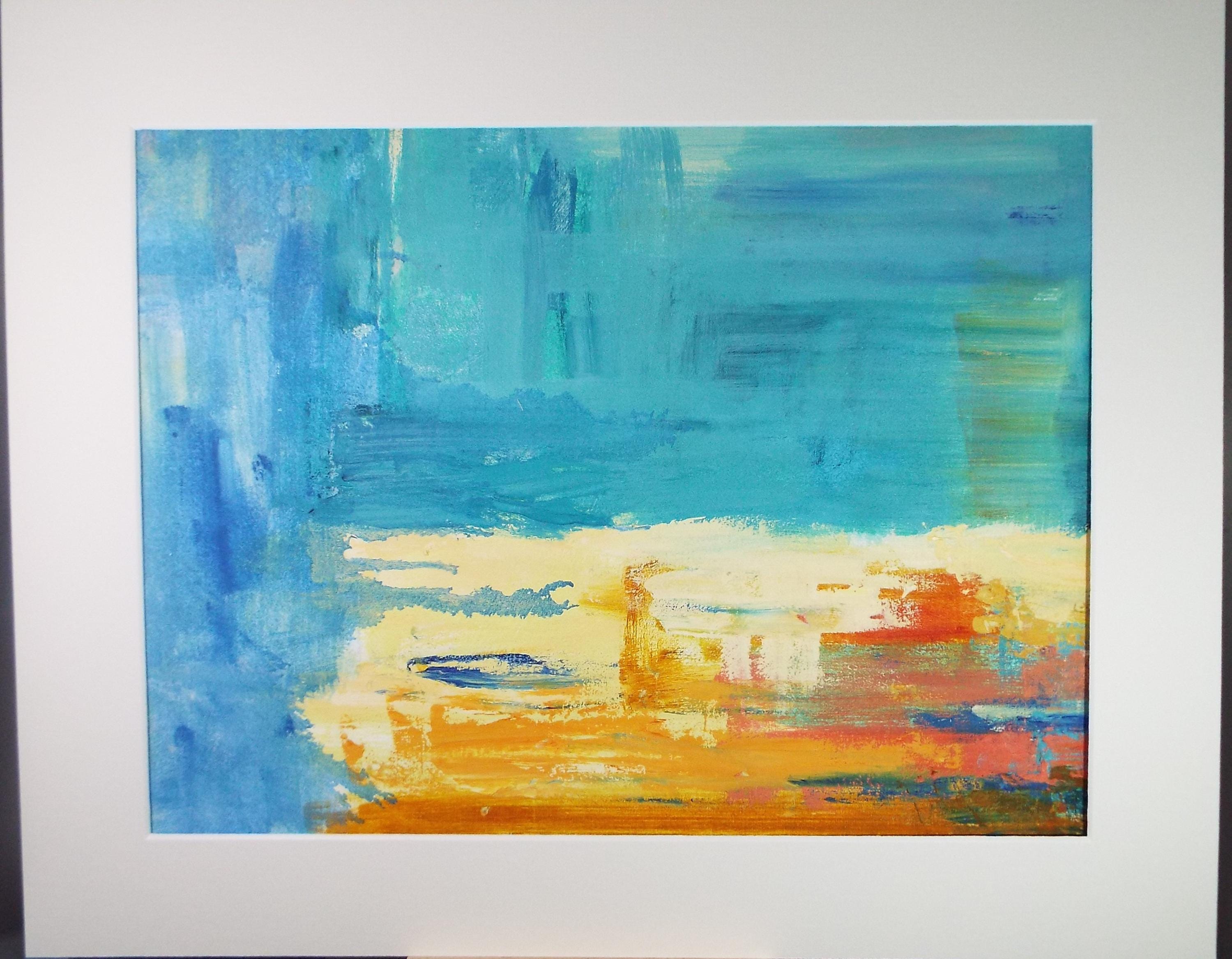Original Oil & Acrylic on Canvas, 'Multicolour Abstract', Late 20th Century, Marie Edith Banks (British, b. 1943)