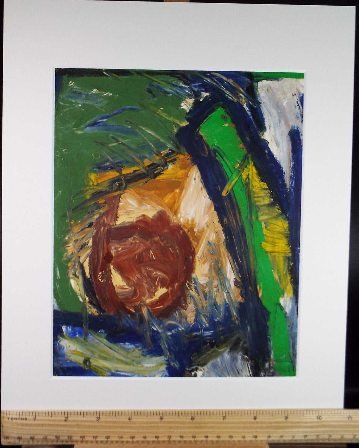 Original Watercolour & Gouache, 'Abstract in Colours',Circa 2000, Judy Lusted