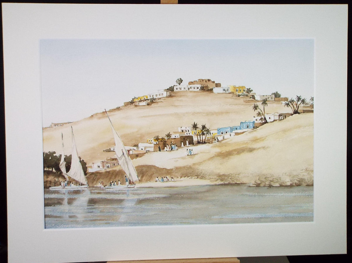 Original Watercolour, 'African Coast', Dated 1993, L Wilson