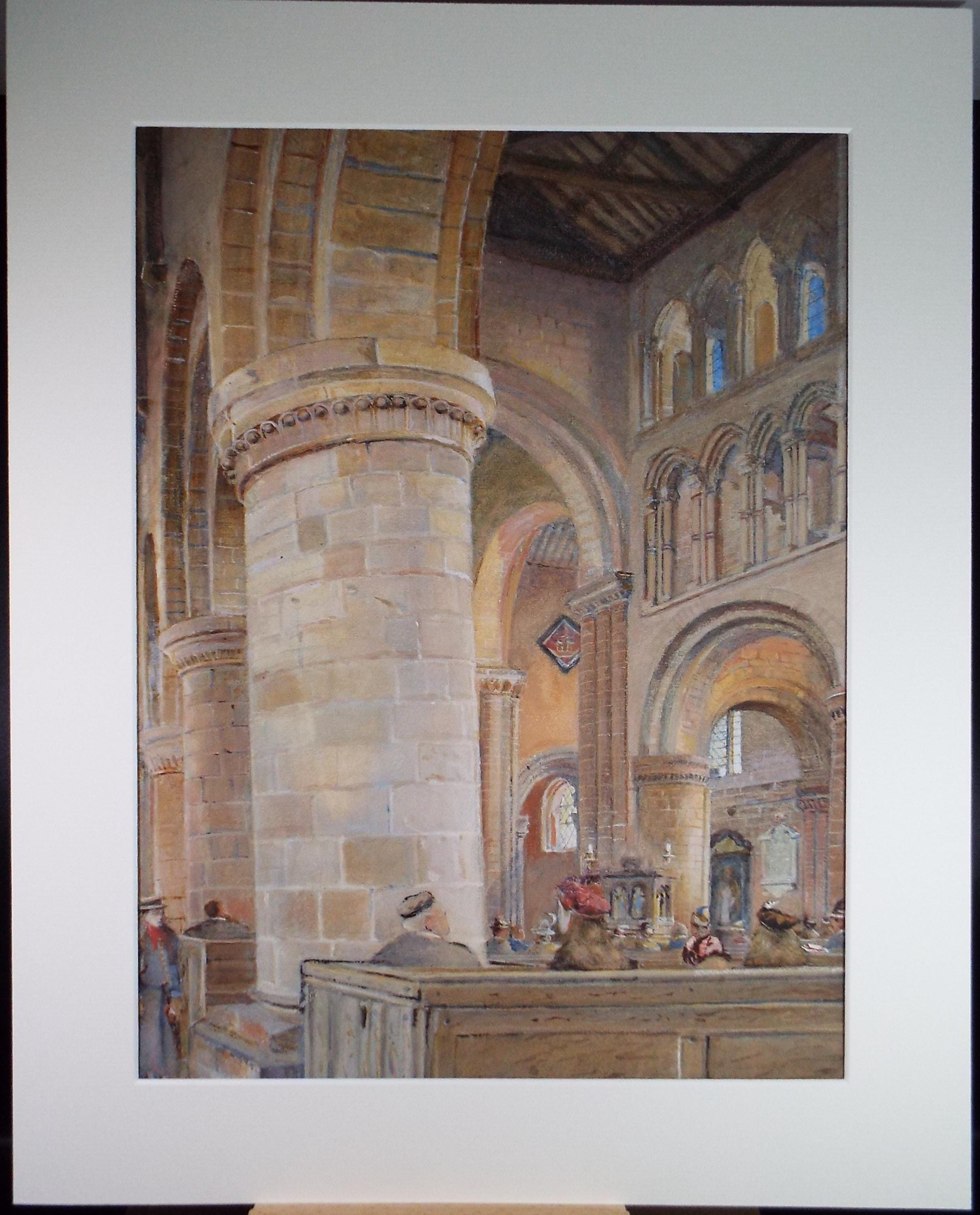 Original Watercolour, 'St Matthews, Yiewsley', Late 19th Century, Artist Unknown