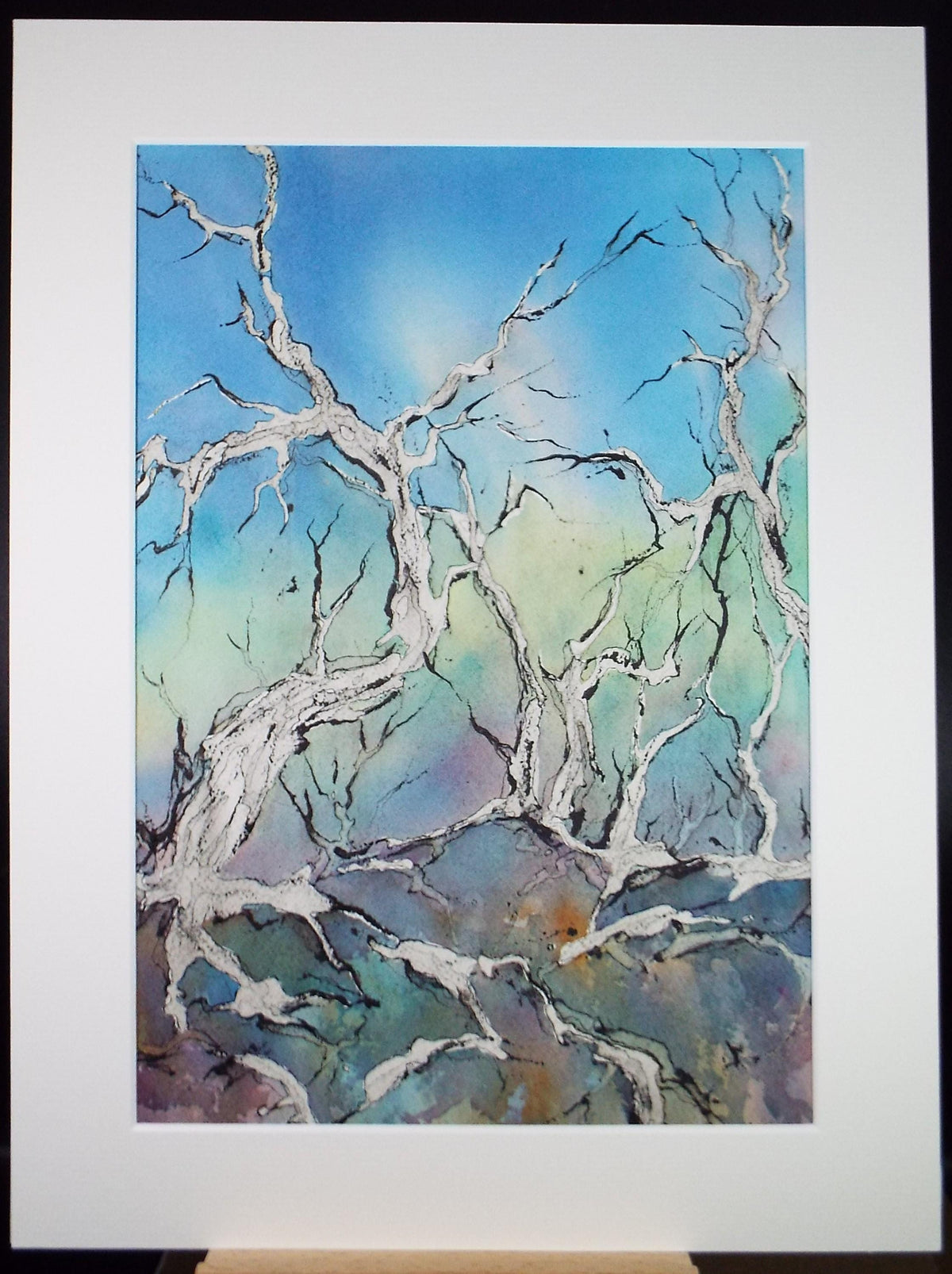 Original Watercolour, 'Bare Branches', Dorothea Travers-Smith, Circa 1990's