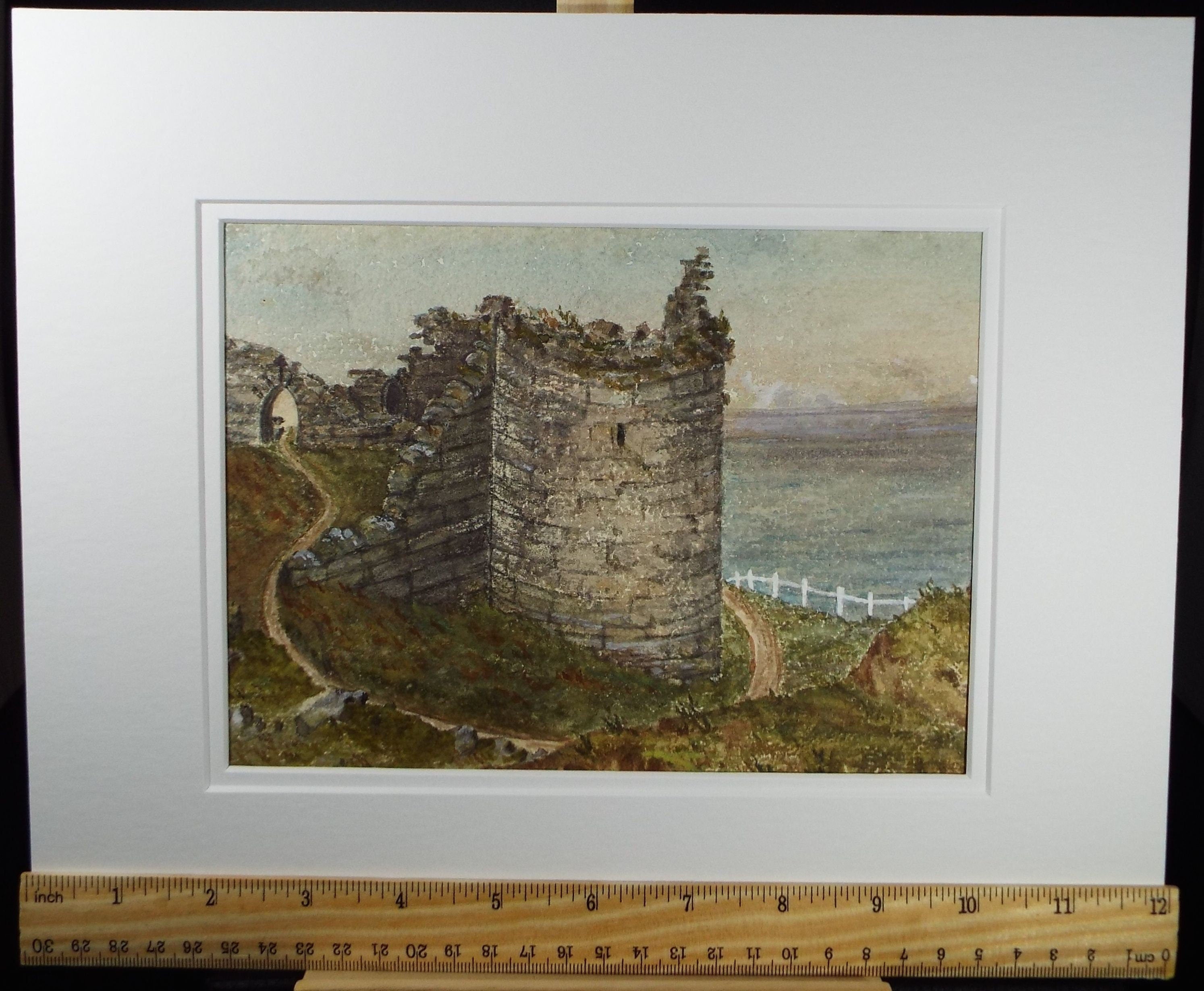 Original Watercolour, 'Aberystwyth' Late  19th Century, F K Griffith