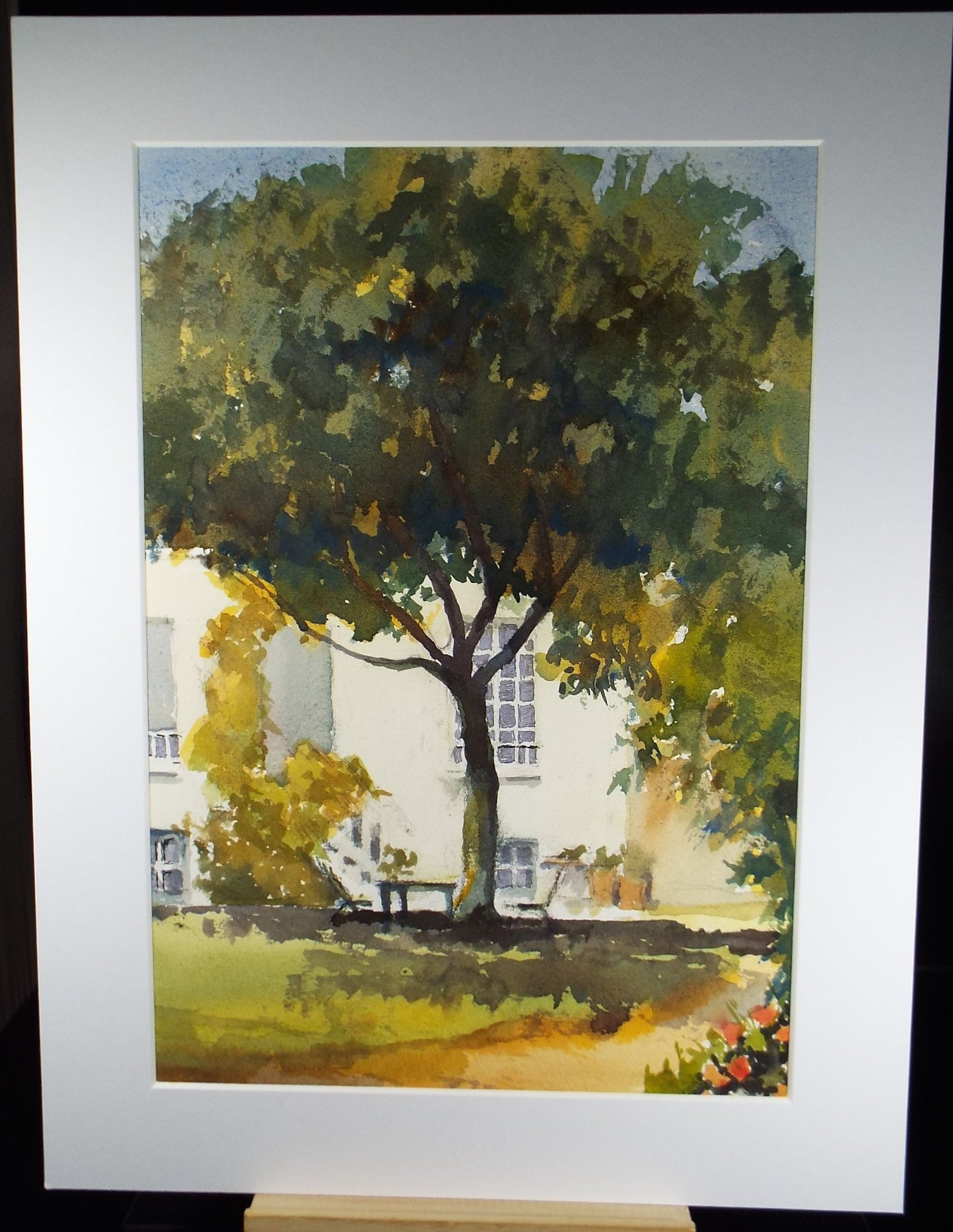 Original Watercolour on Paper, 'Summer Garden', Paul Winby, Circa 1990's