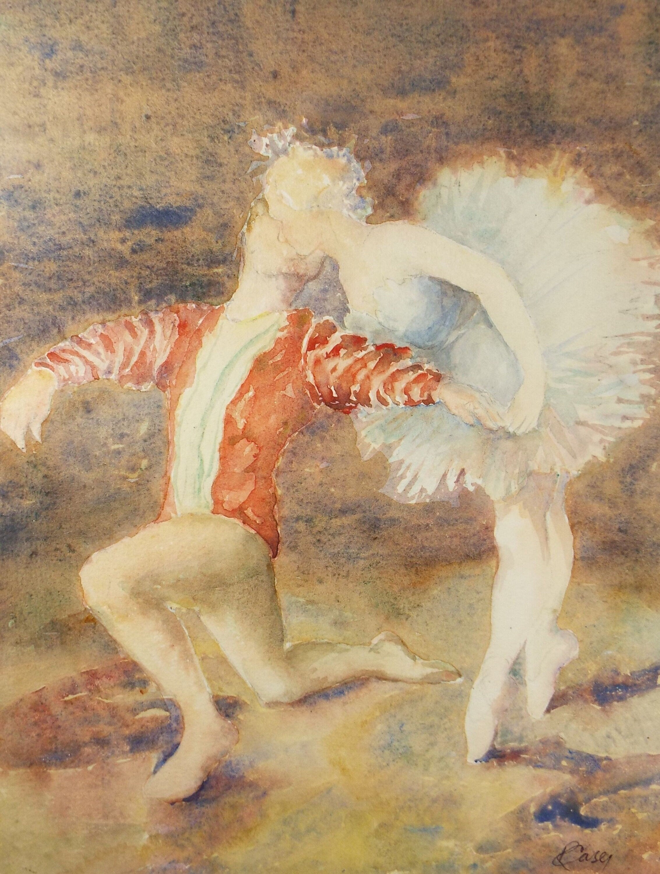 Original Watercolour, 'Romeo & Juliet' c1950's - Robert Case (20th Century British)