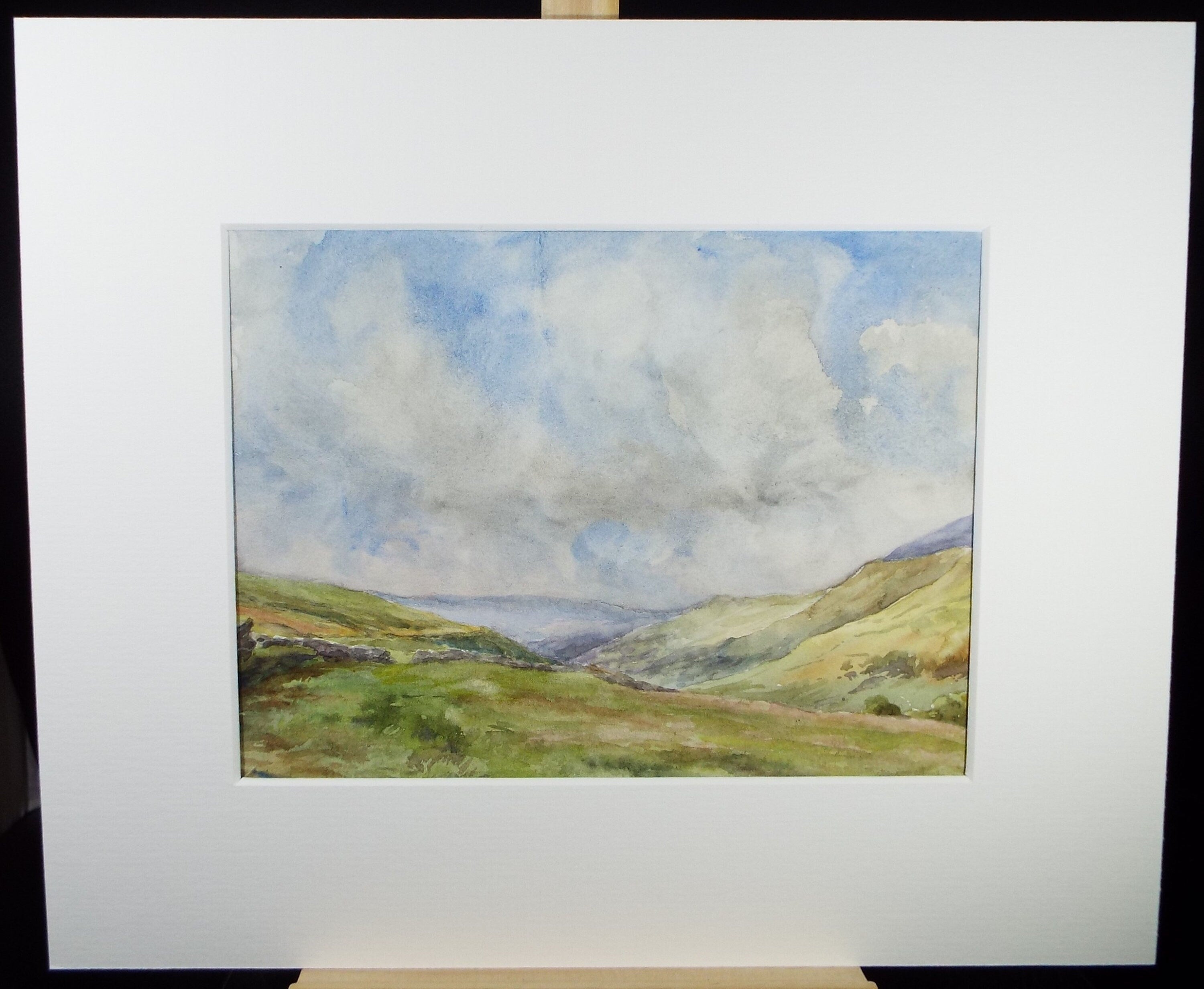 Original Watercolour on Paper, 'Walden Dale, Yorks', Dated 1934, artist unknown